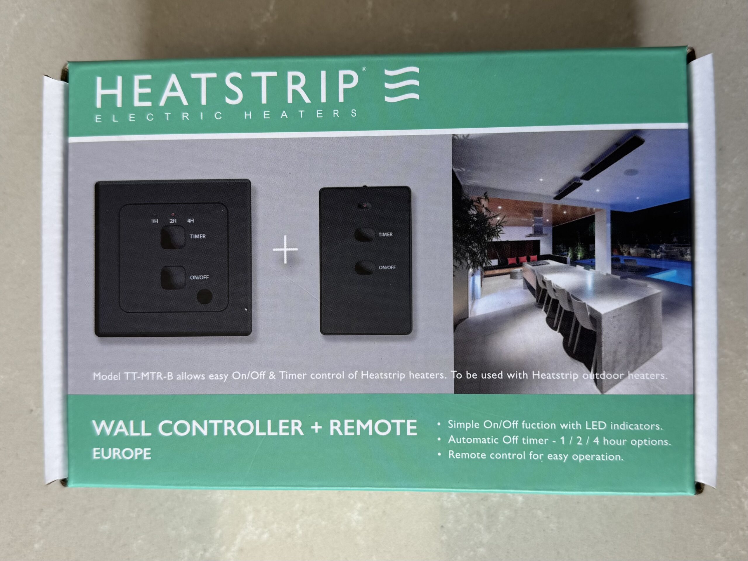 Heatstrip inbouwschakelaar - timerfunctie en afstandsbediening - Afbeelding 4